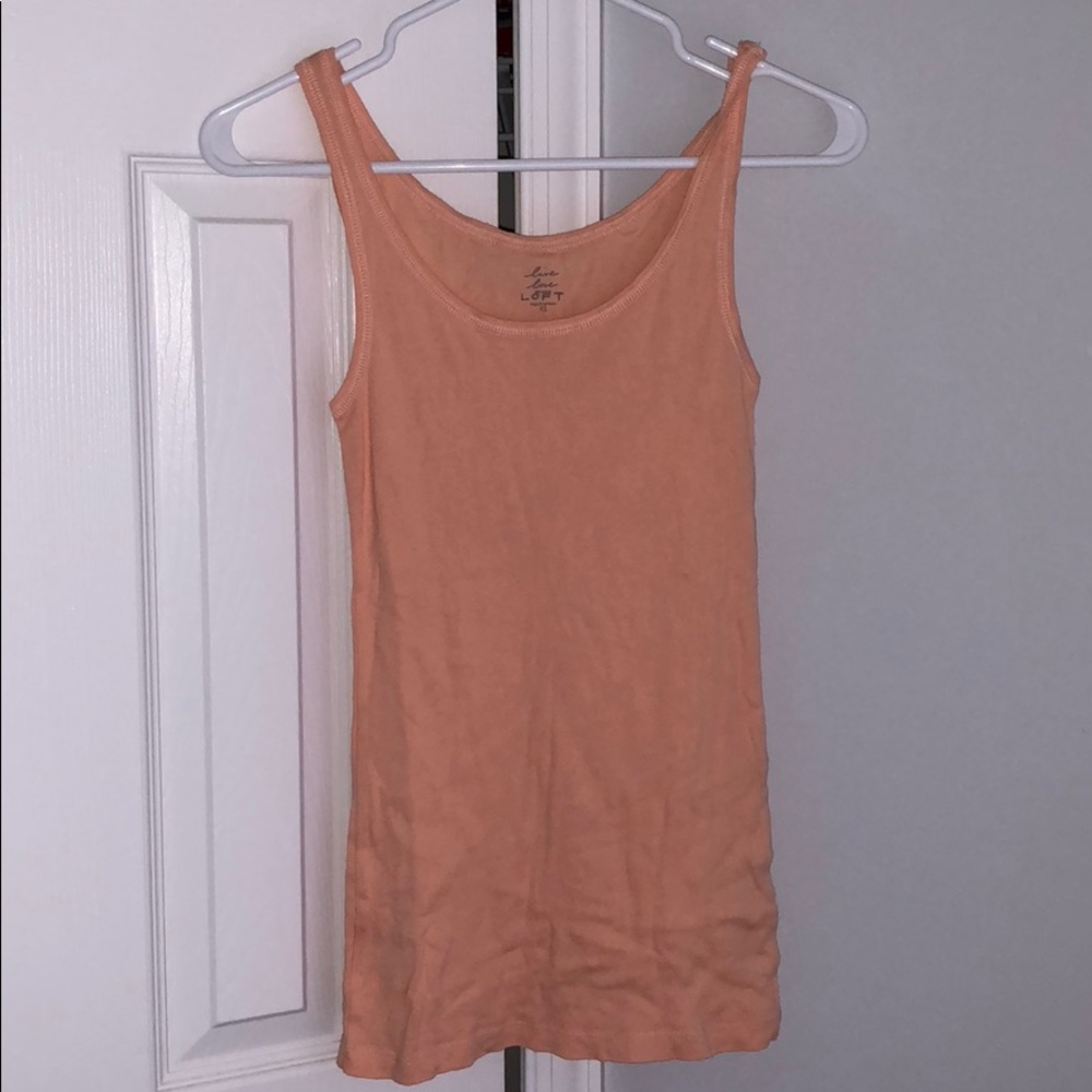 Orange loft tank top